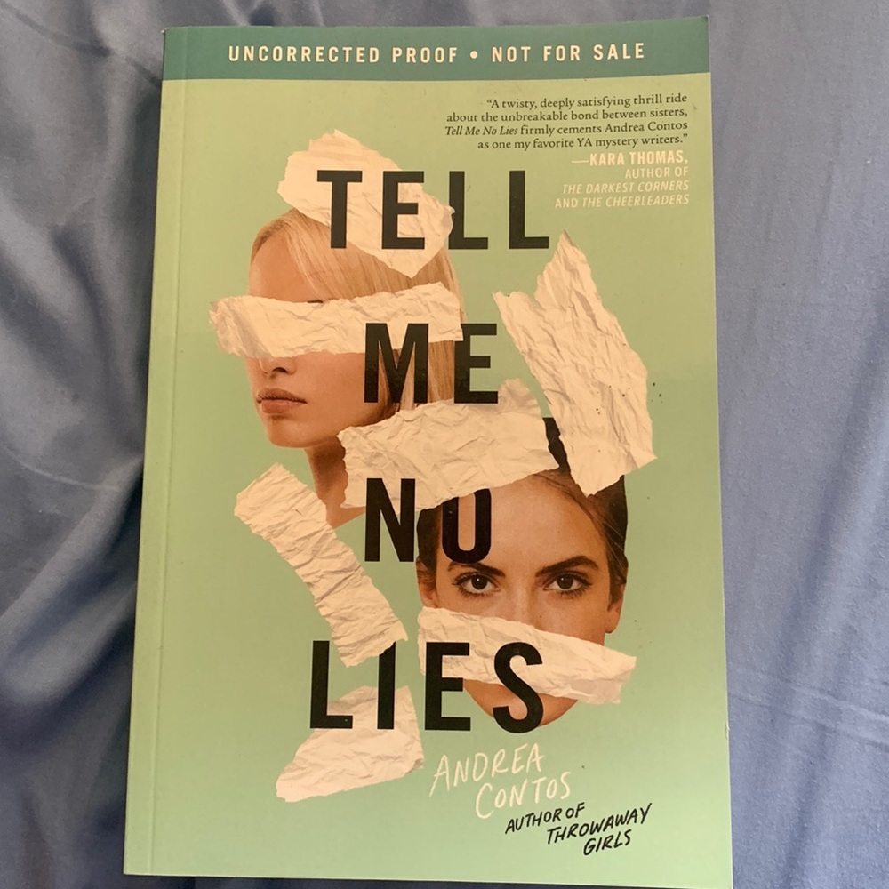 “Tell Me No Lies” book